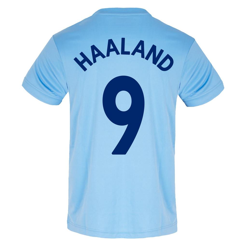 Manchester City FC Mens Haaland 9 Polyester T-Shirt