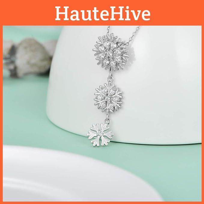 Snowman Geometric Bell Heart Snowflake Necklace Zinc Alloy Chain Women Jewelry