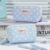 Polka Dot Dog Pattern Pencil Case Large Capacity Pencil Pouch Durable Pen Bag  School Supplies