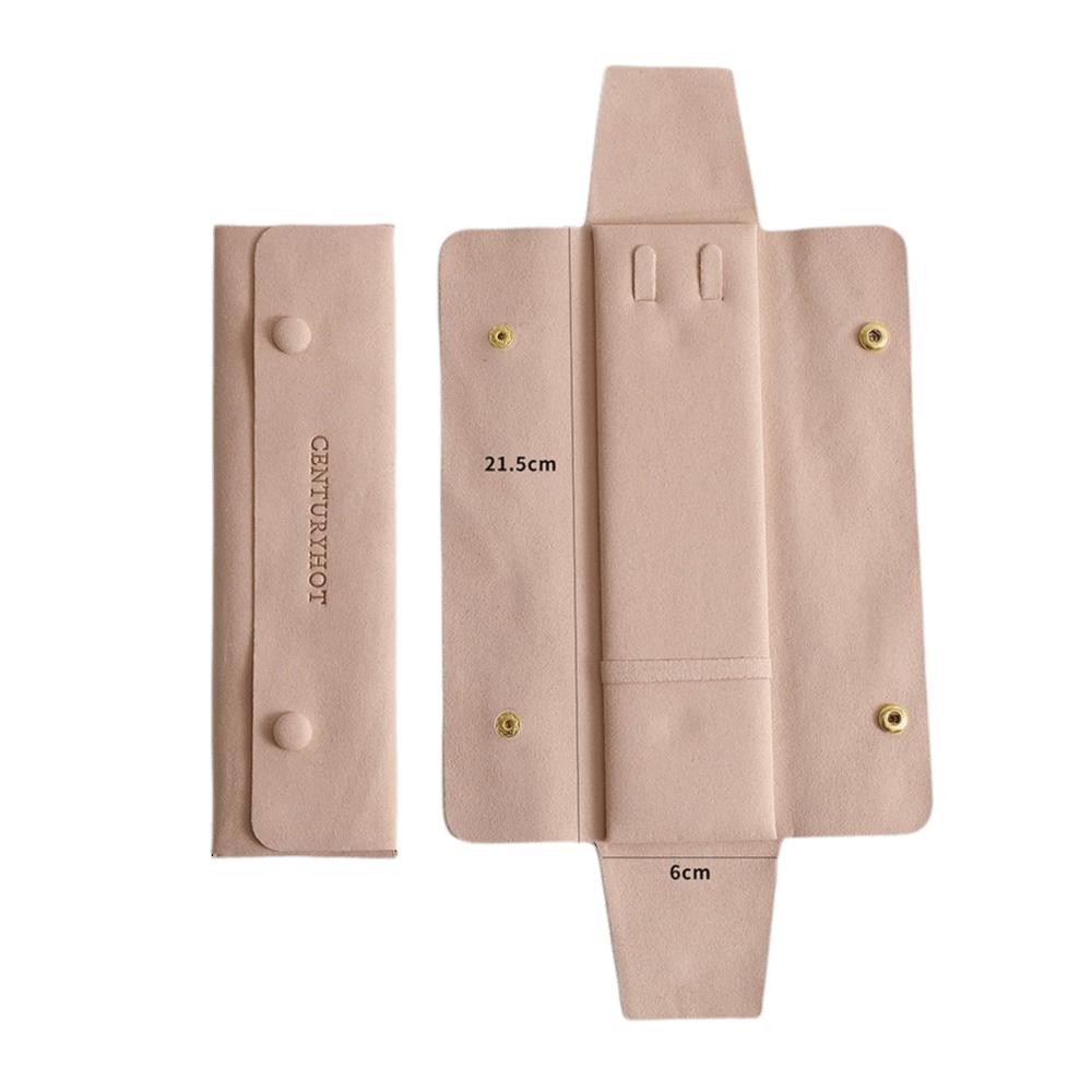Microfiber Fabric Jewelry Pouch Mini Size Jewelry Holder Portable Pendant Package Gift Packaging