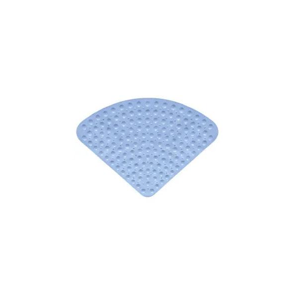 Большой веерообразный нескользящий коврик для ванной комнаты, однотонный коврик для ванной, коврик для туалета, напольный коврик для душевой комнаты