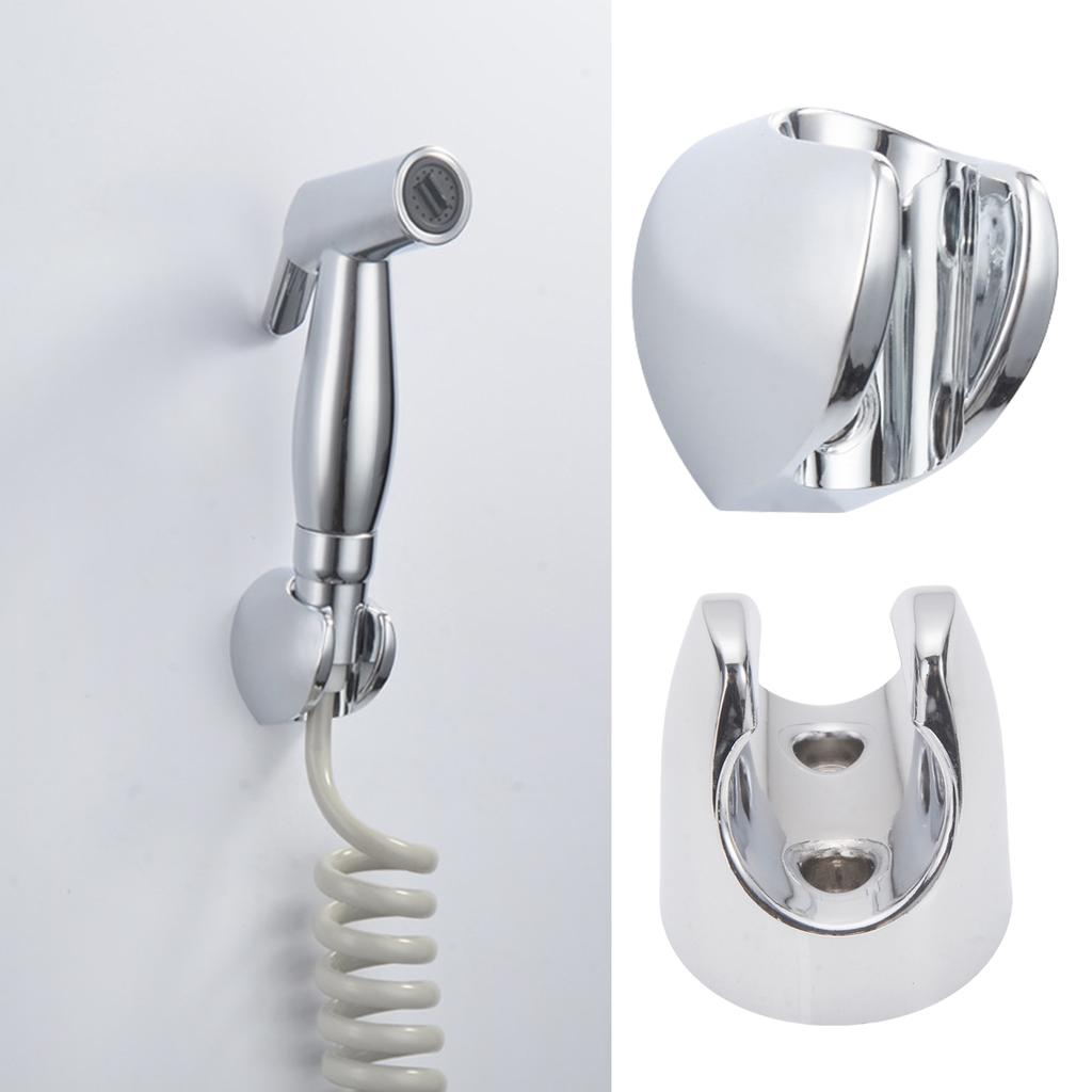 2 шт. настенный держатель для ручной душевой лейки с винтами, держатель для туалетного биде-распылителя, основа для фиксации, аксессуары для ванной комнаты