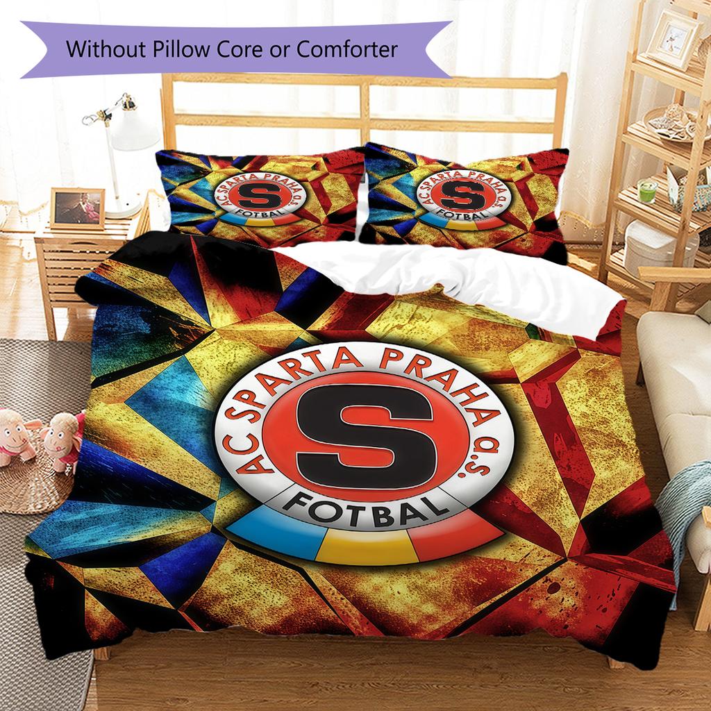 Sparta Bedding Quilt Set Quilt Cover Pillowcase Home Decoration Birthday Gift (1 * duvet cover + 2 * pillowcase, without core)