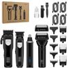 New multi-functional men's 4 set hair clipper razor nose hair trimmer set oil head carving electric clippers