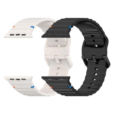 Спортивные ремешки для Apple Watch Band 11 10 SE 9 8 7 6 Ultra 3 49 мм 46 мм 44 мм 45 мм 42 мм 40 41 Силиконовый correa Браслет ремешки iWatch