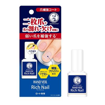 Mentholatum Hand Veil для потрескавшейся и расслоившейся кожи и для укрепления ногтей, 10 мл Ногти, Ногти, Покрытие, Матовый, Покрытие,