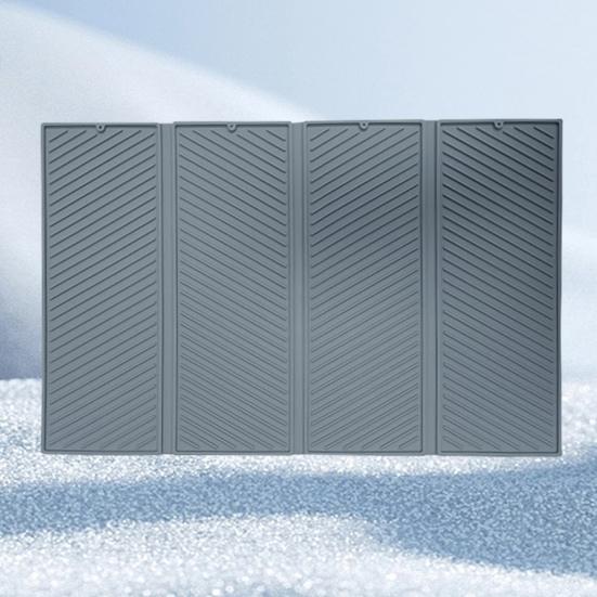 Большой силиконовый дренажный коврик, безопасная кухонная подушка с дренажным ковриком с приподнятым краем для аккуратных столешниц