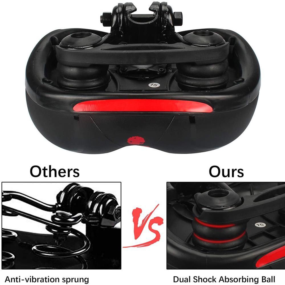 Полое дышащее велосипедное седло для мужчин и женщин, седло для шоссейного велосипеда MTB, амортизирующее удобное удобное велосипедное сиденье с большой по...