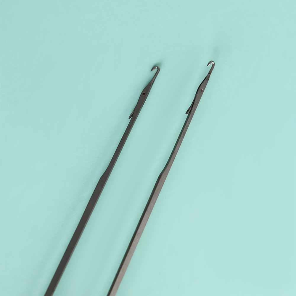 10 шт./компл. крючок для вязания, игла, красный, микро крючок, игла для большого плетения