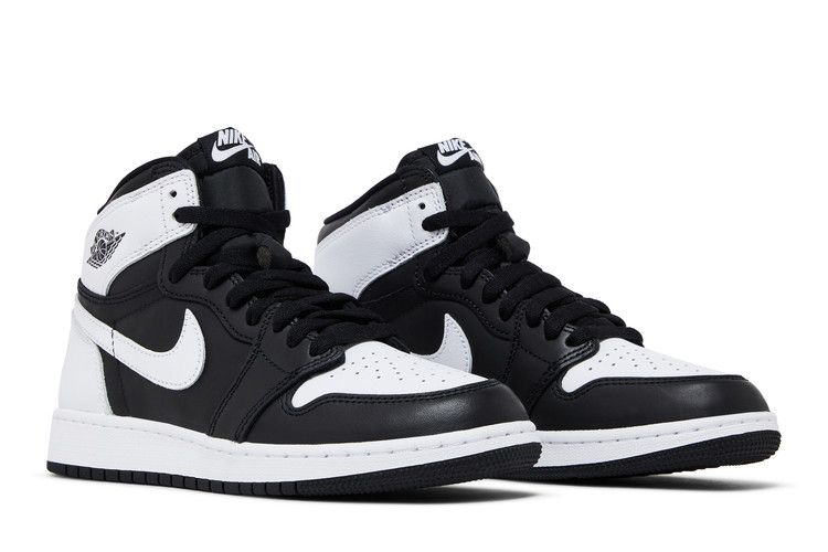 Jordan 1 Ретро High OG Черно-белый (GS)