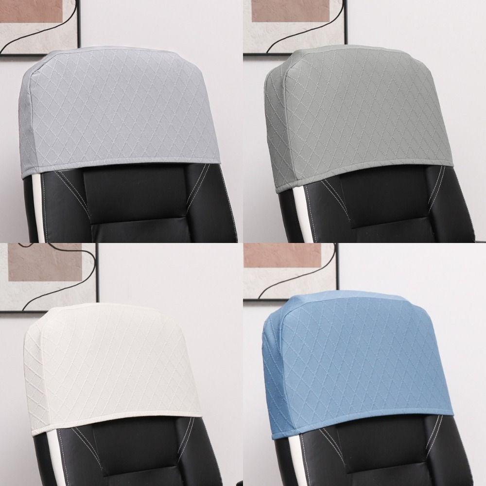 Protective Cover Office Chair Backrest Cover Solid Color Chair Back Covers  Office Chair