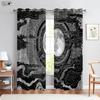 Космические шторы Звездное небо Млечный путь Метеор Звездное небо Закат Мечтательные Красочные Шторы для спальни Гостиной Детской комнаты 2 шт.