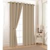 Curtain - Aveline - Taupe - 140 X 240 Cm - 100% Polyester - Round Eyelets