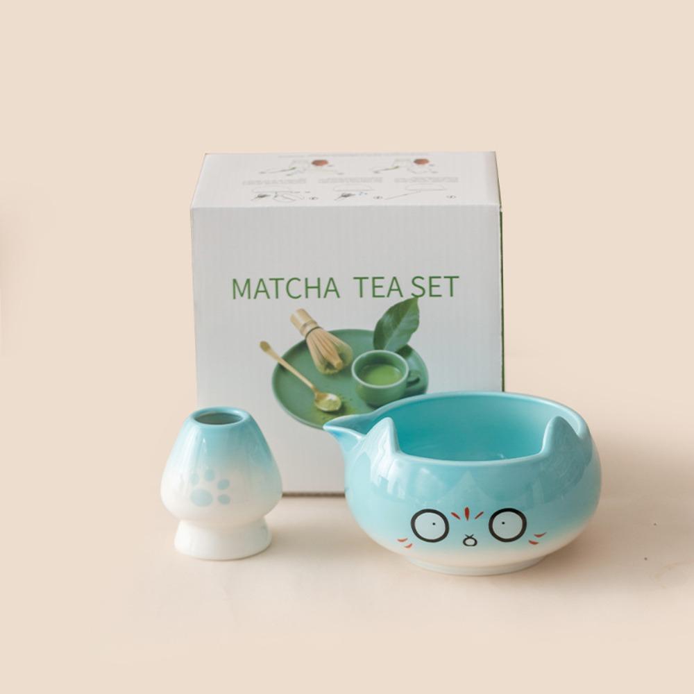 2/5/7pcs Ceramic Bowl Matcha Tea Set Bamboo Whisk Matcha Brewing Kit Perfect Matcha
