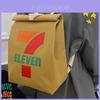 Mcdonalds Letter Print Cotton Canvas Backpack For College Students With Durability And Inner Pocket