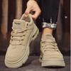 Модные Высококачественные Удобные Повседневные Кроссовки для Мужчин 2025 Новые Нескользящие Походные Ботинки Мужские Рабочие Ботинки Безопасности Универсальные Мужские Ботинки Botas