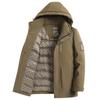 Мужская теплая куртка-пуховик зимняя новая мужская куртка-пуховик среднего возраста утолщенная удобная универсальная повседневная куртка