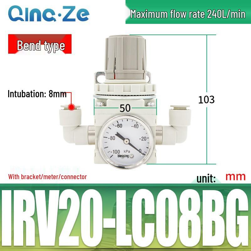 IRV Vacuum C06: Negative Pressure C08 Valve, LC10 Regulating Valve, 20 Limit Valve, BG Pressure Stabilizer