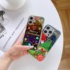 Чехлы для телефонов Ae119 Merry Christmas Santa art design из гальванизированного стекла для SamsungS25 Ultra iPhone 16 Pro Xiaomi Redmi, полная защита объектива, задняя крышка