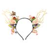 Merry Christmas Decorations Party Props Reindeer Antler Hairhoop Christmas Floral Tiaras Headband Festival Party Supply