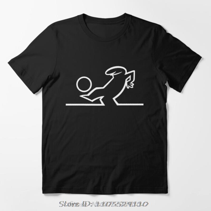 Kick The Ball La Linea TV T-Shirt forunisex Pointing Humor Casual Sweatshirts Tees Novelty Retro Loose Breathable Graphic Tops