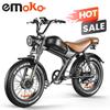 Электровелосипед Emoko C93-D 2x1000W Внедорожный для взрослых 48V23Ah 20" Электровелосипед с толстыми шинами, Гидравлические тормоза Горный электровелосипед, Полноподвесный Внедорожный электровелосипед