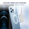 Прозрачный магнитный чехол для iPhone 13 Pro Max 13 Pro Беспроводной чехол для зарядки iPhone 12 12 Pro Max Магнитный чехол из алюминиевого сплава