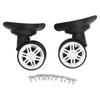 1pair Luggage Wheel Spare Part Black 360 Degree Trunk Wheels Universal Suitcase Castor for Trolley