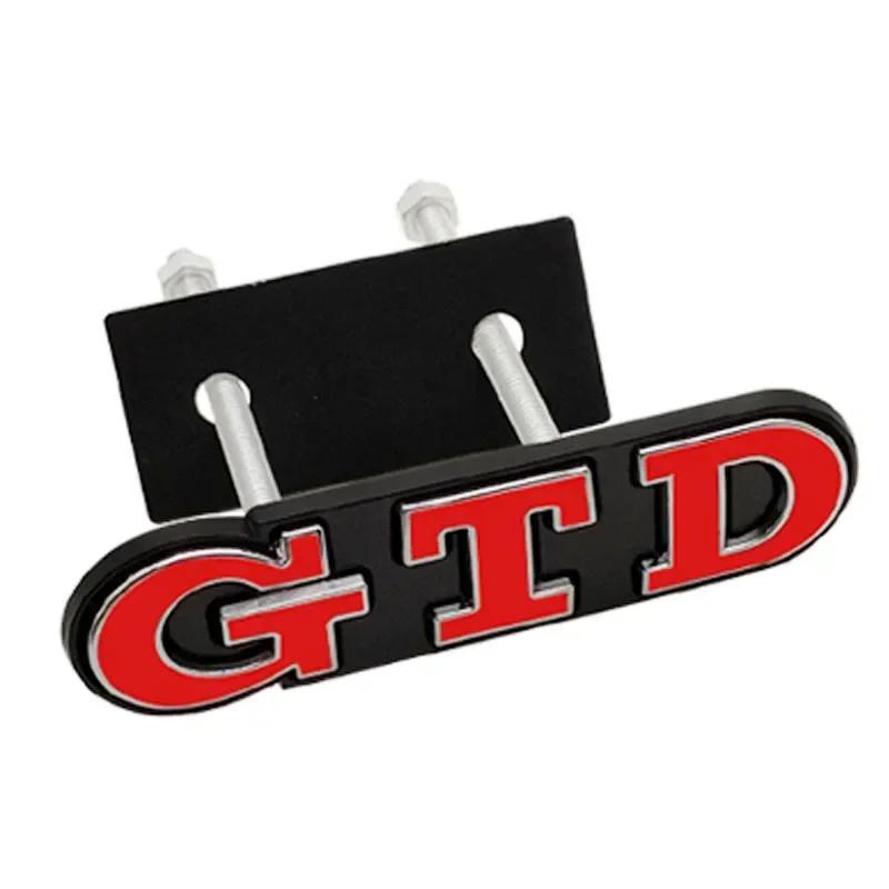 3D Металлическая эмблема GTD для автомобиля, наклейка на багажник, эмблема на решетку радиатора для Polo GTD MK4 MK5 MK6 MK7 Golf 4 5 6 7, автоаксессуары