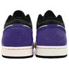 Jordan Air Jordan 1 Abrasion Resistant Abrasion Resistant Low top Vintage Basketball Shoes Unisex Purple Black 553558-081(Team1020-)