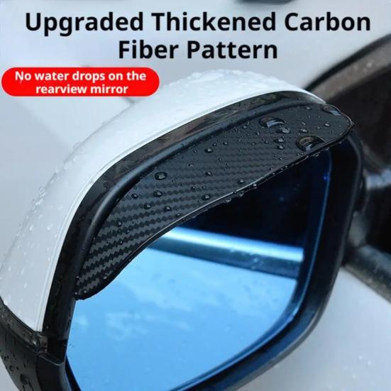 Защитный козырек от дождя для зеркала заднего вида автомобиля ПВХ Автомобильное зеркало Дождевой щиток Водонепроницаемая накладка-дождевик на боковое зеркало для внедорожника грузовика Автомобильные аксессуары
