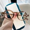 Small Round Women'S Presbyopic Glasses Thick Frame Elegant Green Eyeglasses Men Retro Anti Blue Light Reading Glasses