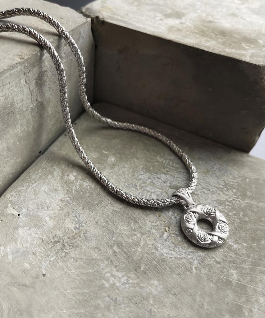 Trencadism Art Nouveau Necklace / 925 Silver / Necklace Art Nouveau_Hebe_Ann18Plr