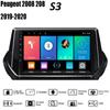 Автомобильный радиоприемник GPS-навигационная система для Peugeot 2008 208 2019 2020 2 Din Android WiFi автомобильный мультимедийный плеер авто стерео FM-радио головное устройство 2 + 32 ГБ