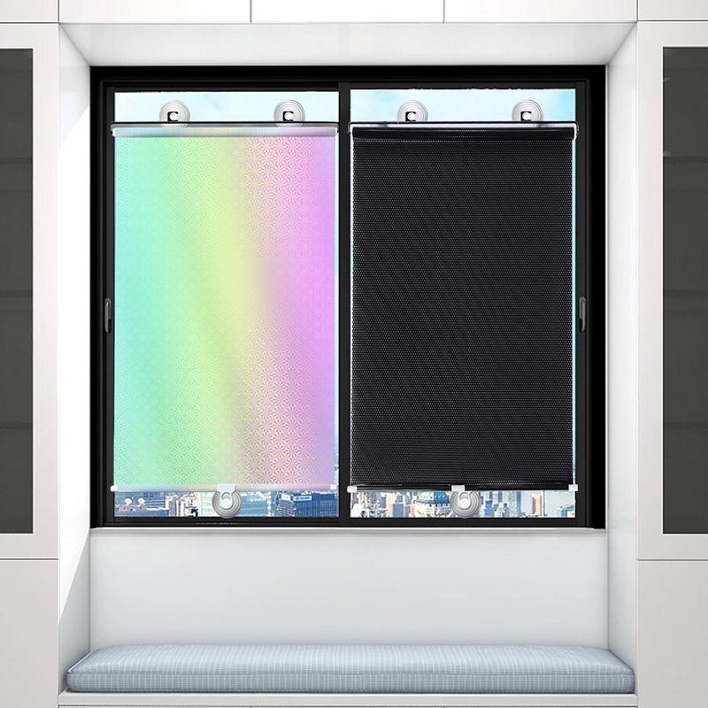 Выдвижной солнцезащитный козырек для окон автомобиля, шторы для автомобиля, блокирующие тепло и УФ-лучи, защита от бликов, солнцезащитный козырек для автомобиля