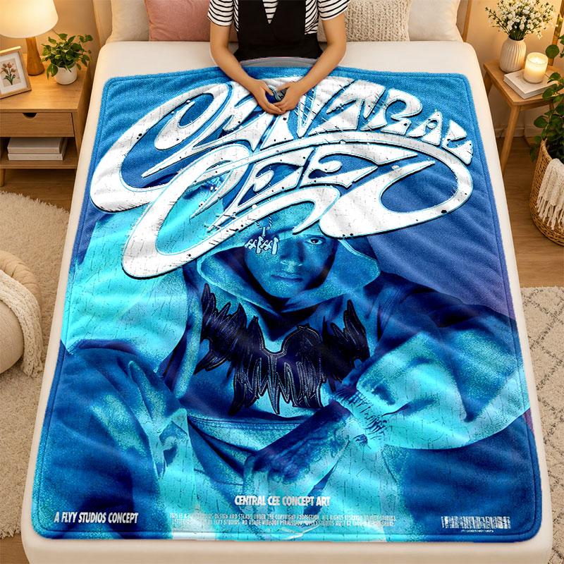 Flannel BlanketCentral Cee Warm Soft Throw Blanket for Indoor Sofa Bed Living Room Use