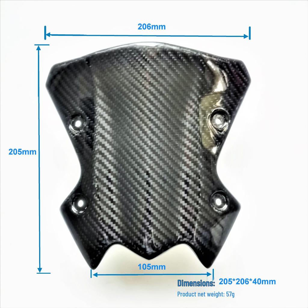 Kawasaki Z900 Carbon Fiber Front Windshield (2020-2023) Modification