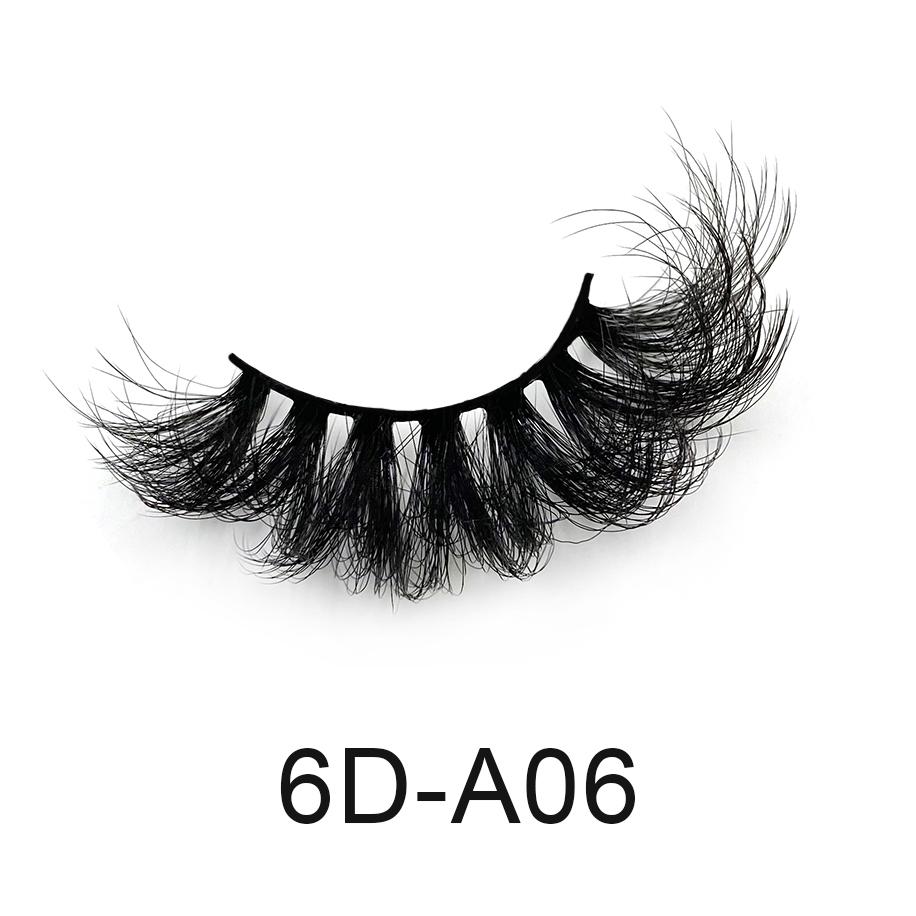Fluffy 12MM-20MM Handmade Faux Mink 3D Strip Eye Lashes Vendors Private Label Vegan Custom Logo