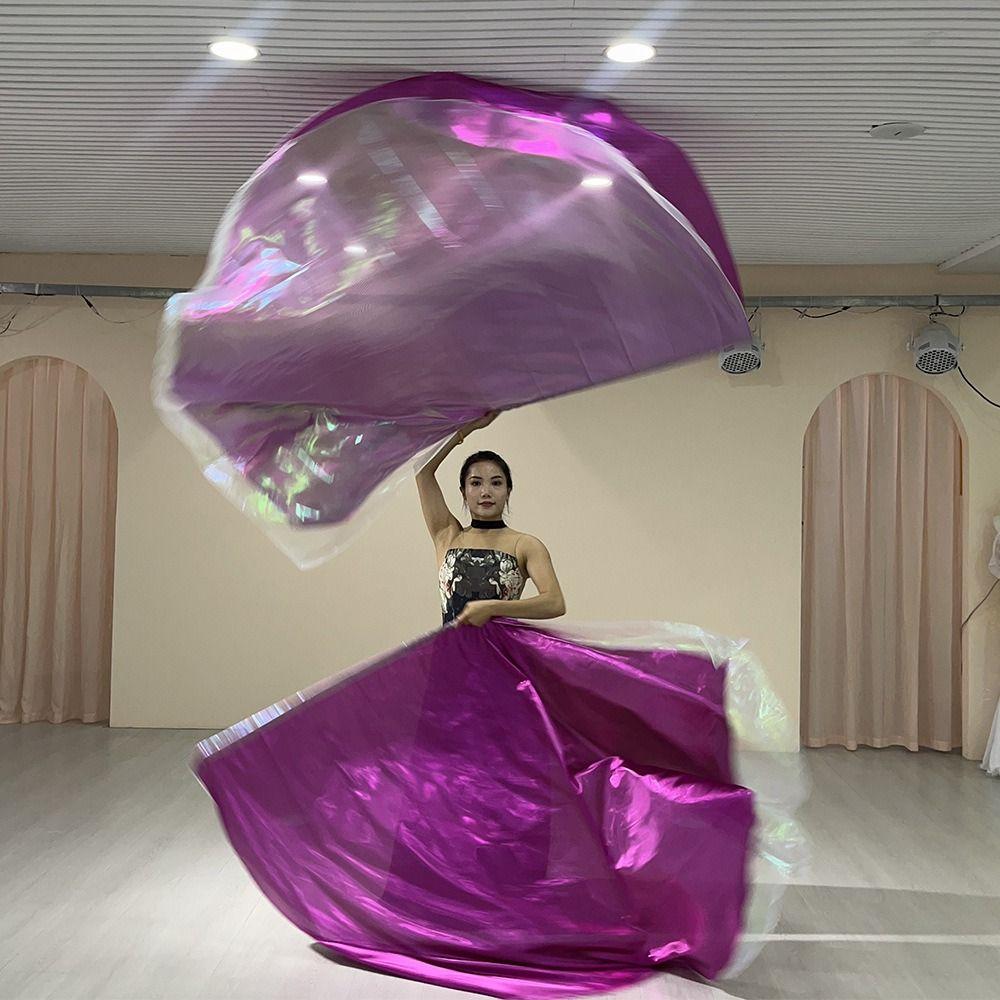 Масштабируемые стержни Полукруглые флаги Разноцветные красочные шарфы Флаг Новый танцевальный реквизит