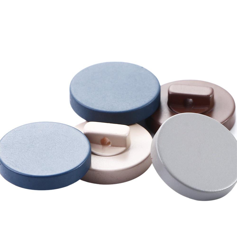 High-foot Black Sewing Material Resin Shank Button Accessories Decorative Spray Paint Buttons