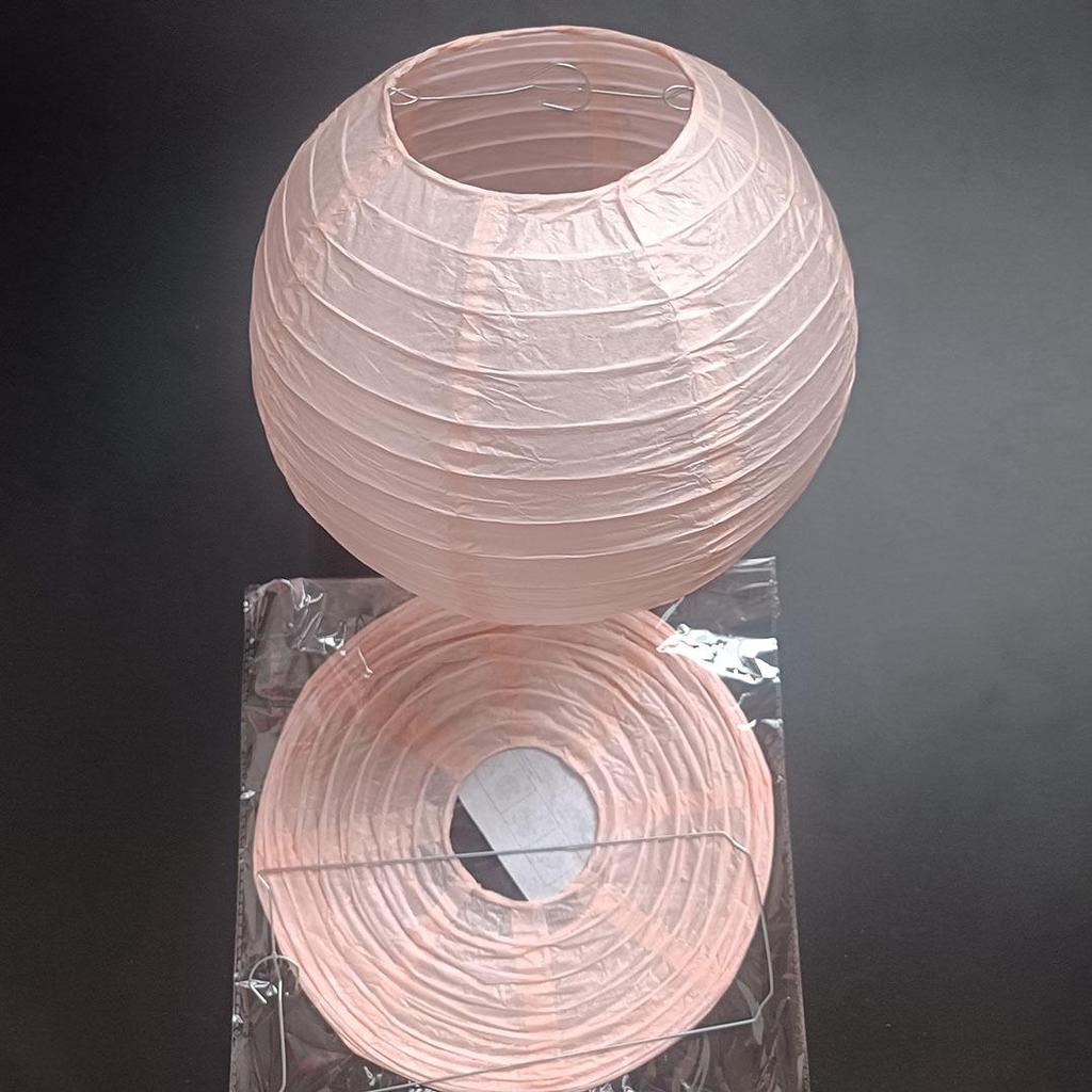 Круглый белый бумажный фонарик 10 дюймов, красный фонарик для Праздника середины осени и свадебного украшения