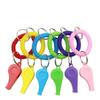 10Pcs Plastic Spring Wristband Whistle Colorful Referee Whistle Sport Whistle  Outdoor Survival