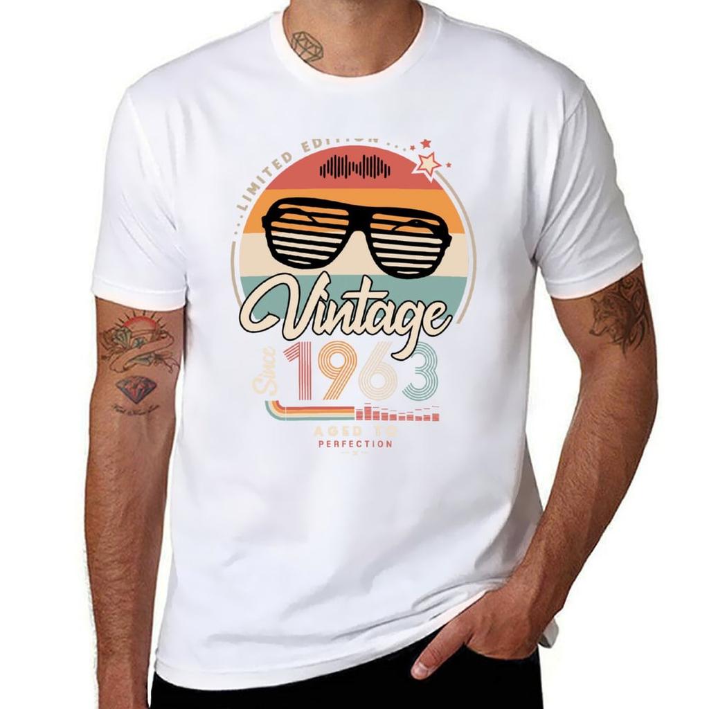 Vintage since 1963 TShirt Casual Lightweight Short Sleeve Top
