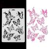Mural Butterfly Template DIY Handmade Scrapbook Photo Album Paper Card Student Production Craft Decorative Embossed Template
