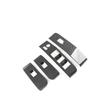 For 2020-2022 Toyota Highlander Window Switch Panel Cover Trim Carbon Fiber Look