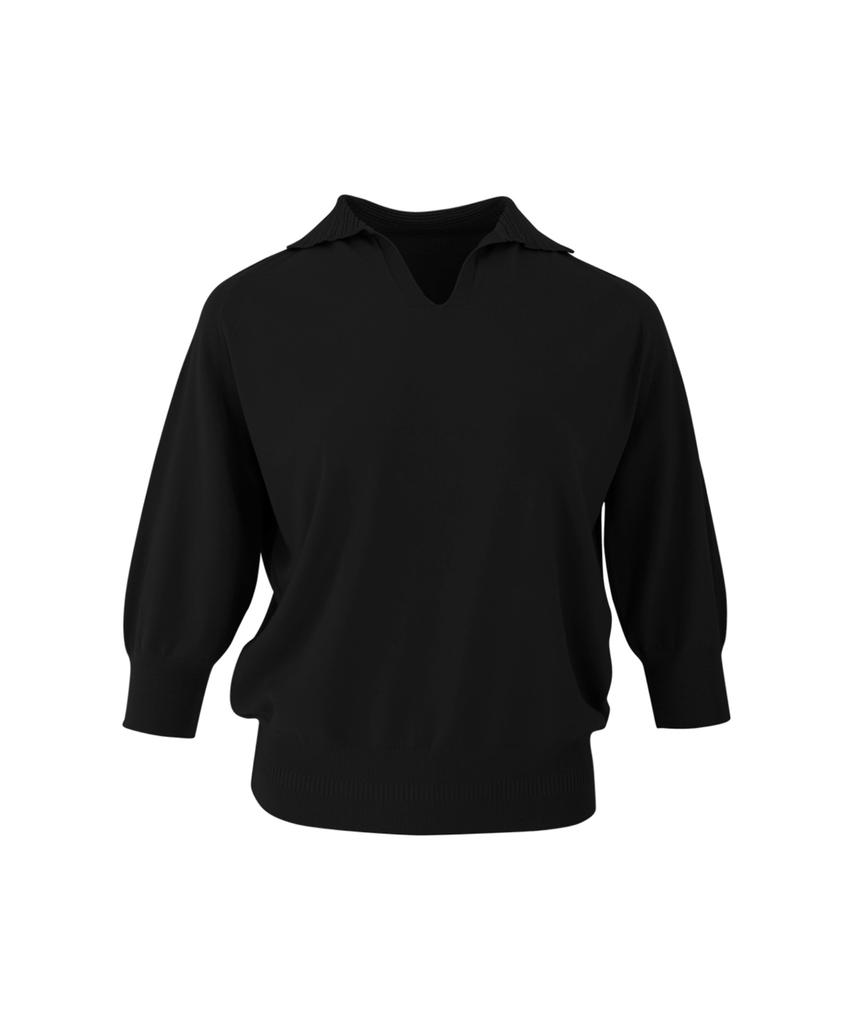 Baseukala В-образный вырез Реглан Капри Вязаный трикотаж (3Colors)
