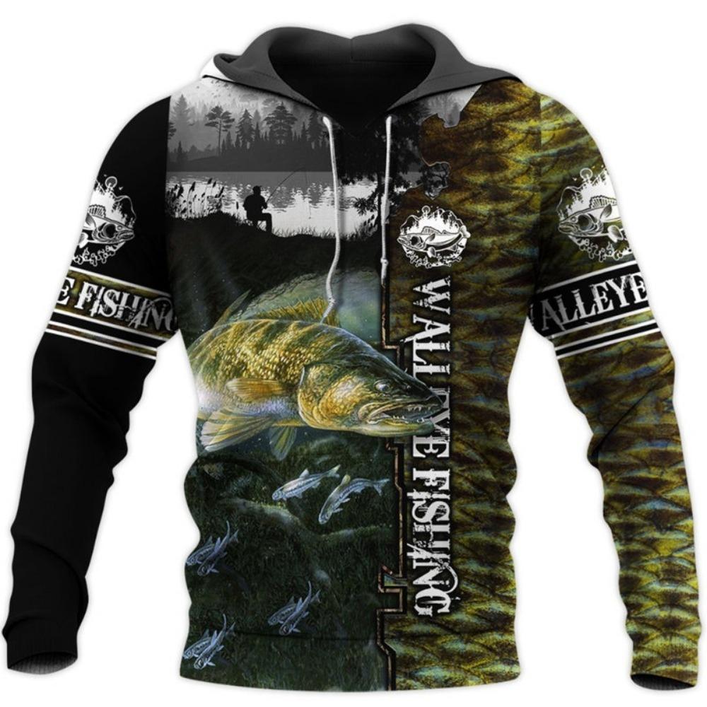 2023 Crap Fishing 3D Print Fashion Hoodie Men Women Harajuku Sweatshirt Pullover Casual Jacket Oversize Hooded