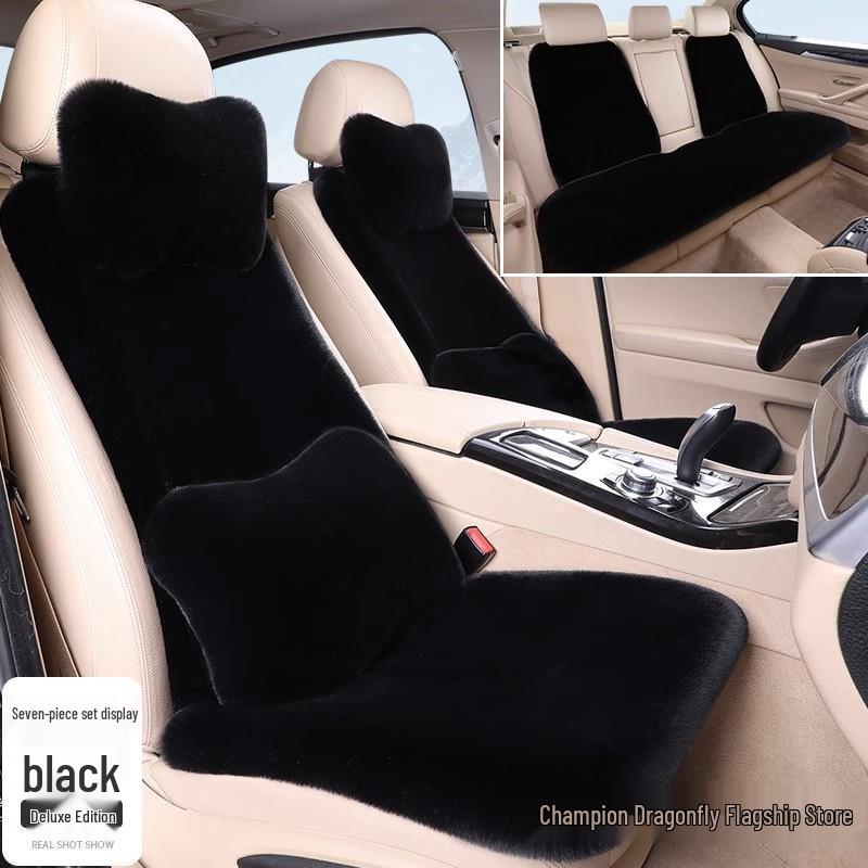 Плюшевая зимняя подушка на сиденье автомобиля для Volkswagen Jetta, Bora, Lavida, Sagitar, Santana, Passat