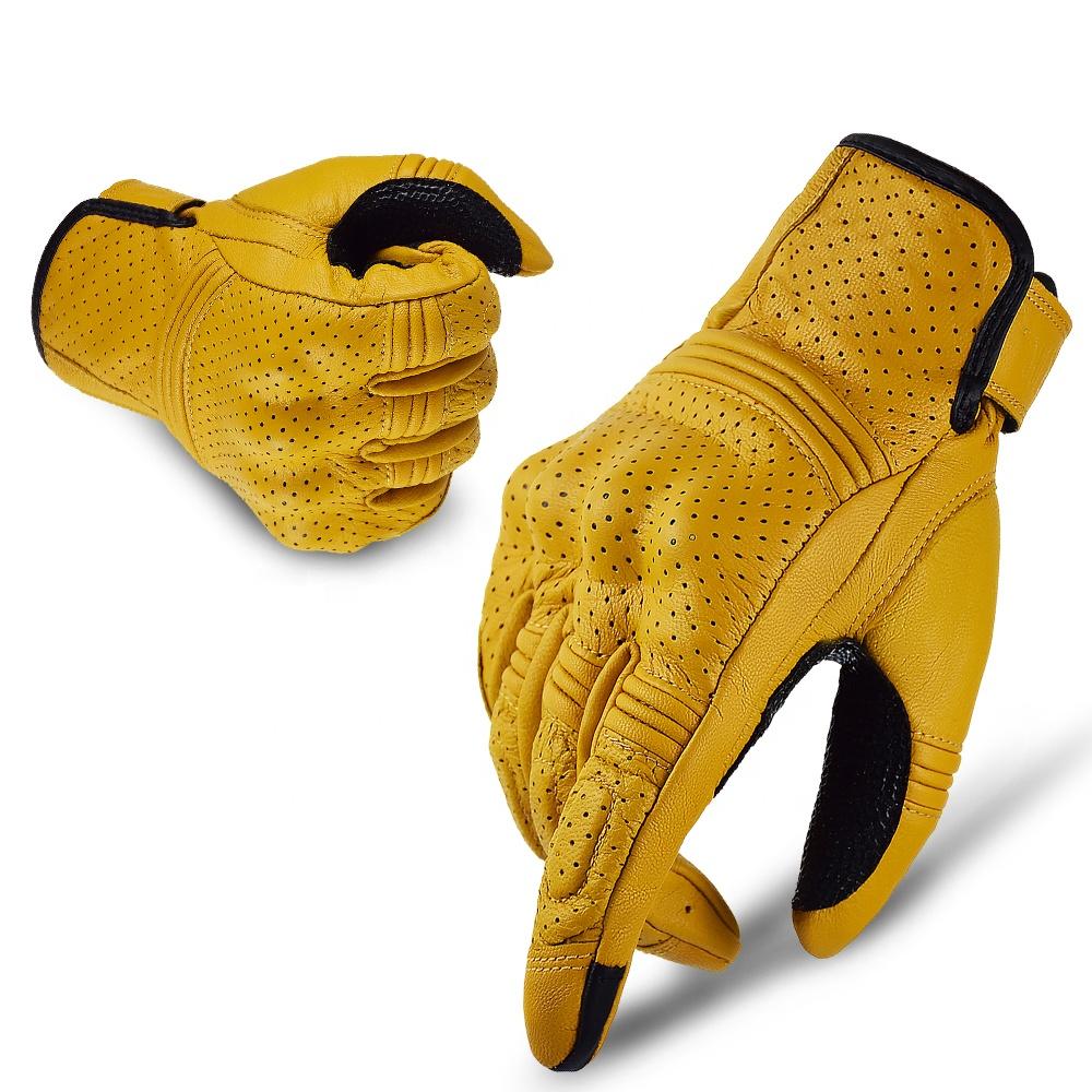 Motorcycle Biker Gloves Women Motorbike Gloves Men Summer Motocross Riding Guantes Leather Moto Gloves BMX Enduro Accessories