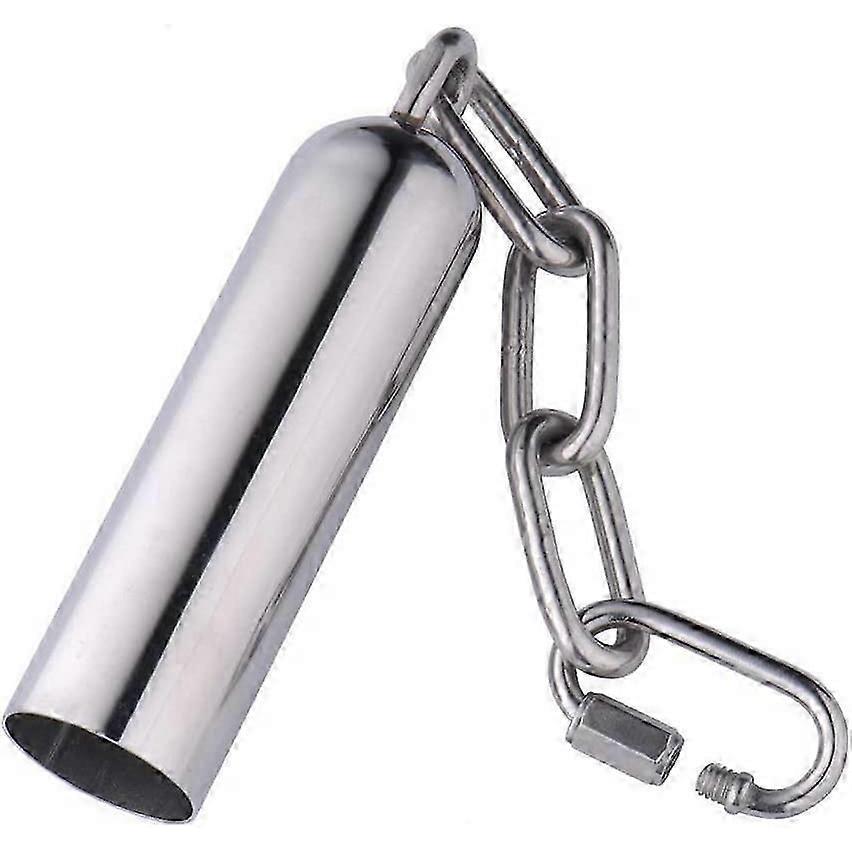 Stainless steel parrot toy with bell sound